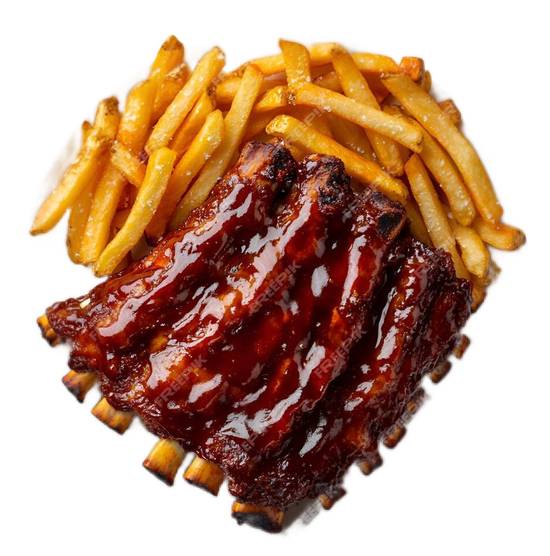 BBQ Ribs Platter Single Serve