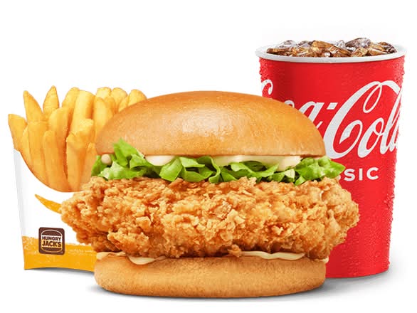 Classic Jack's Fried Chicken Medium Value Meal