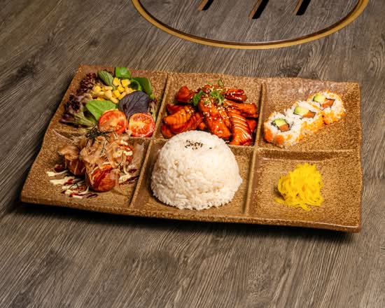 Teriyaki Salmon Bento