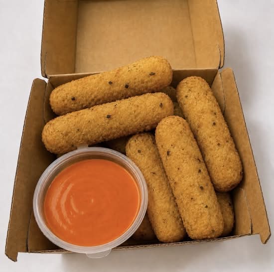 Buffalo Sauce Mozzarella Sticks
