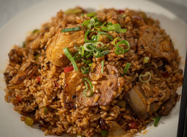 Sichuan Sliced Pork Belly Fried Rice