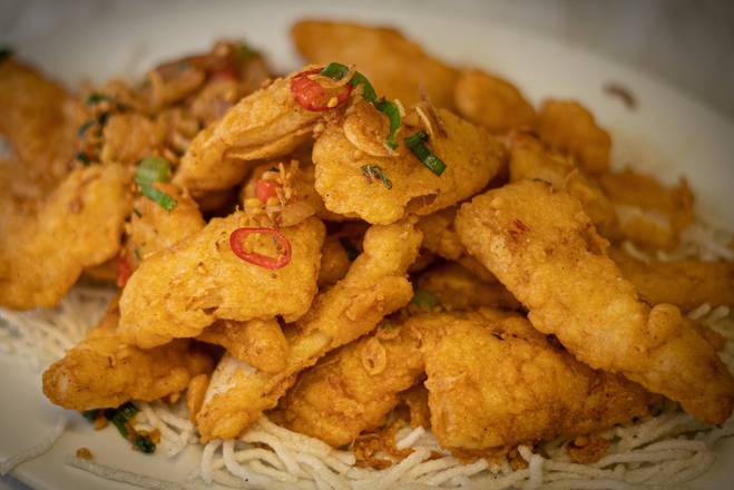 Deep Fried Squid Salt Pepper and Chili