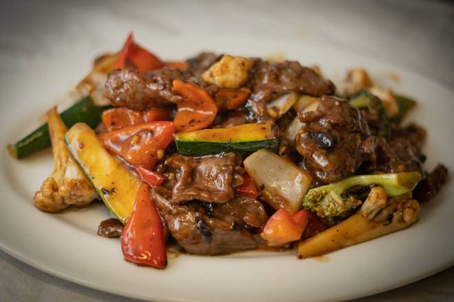 Beef in Black Bean Sauce