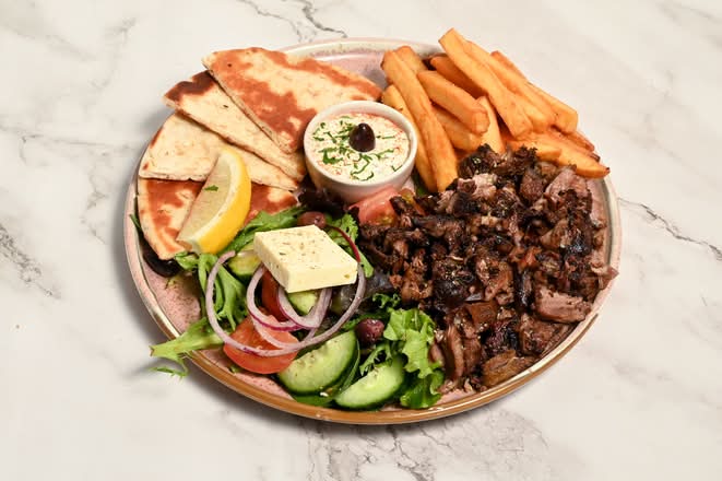 Lamb Gyro plate
