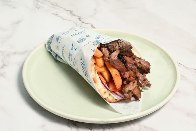 Lamb pita gyro