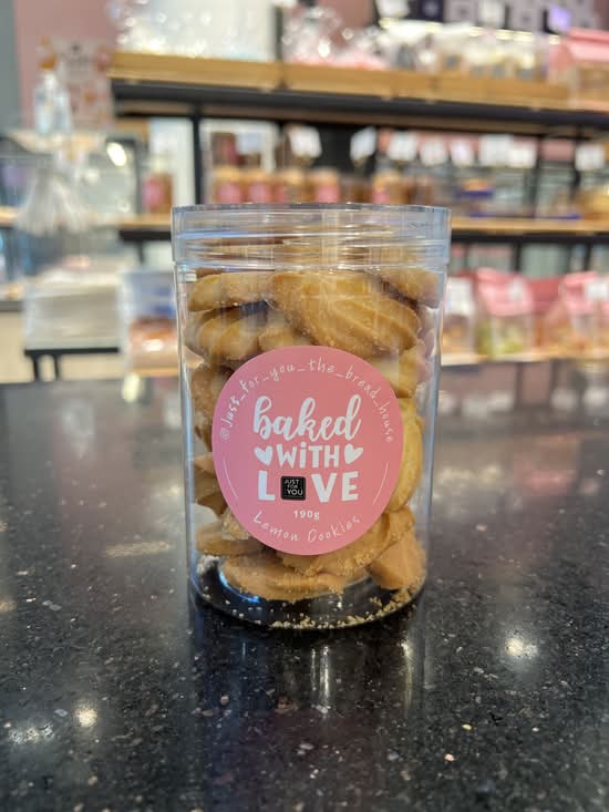 Lemon Butter Cookies Jar