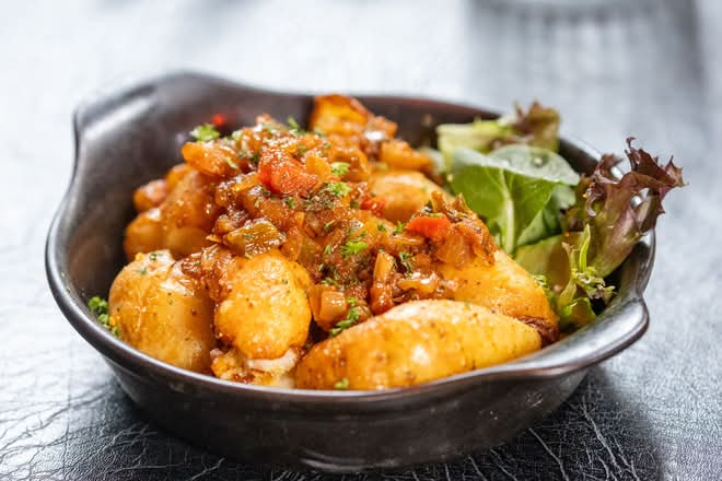 Rustic Smashed Potatoes