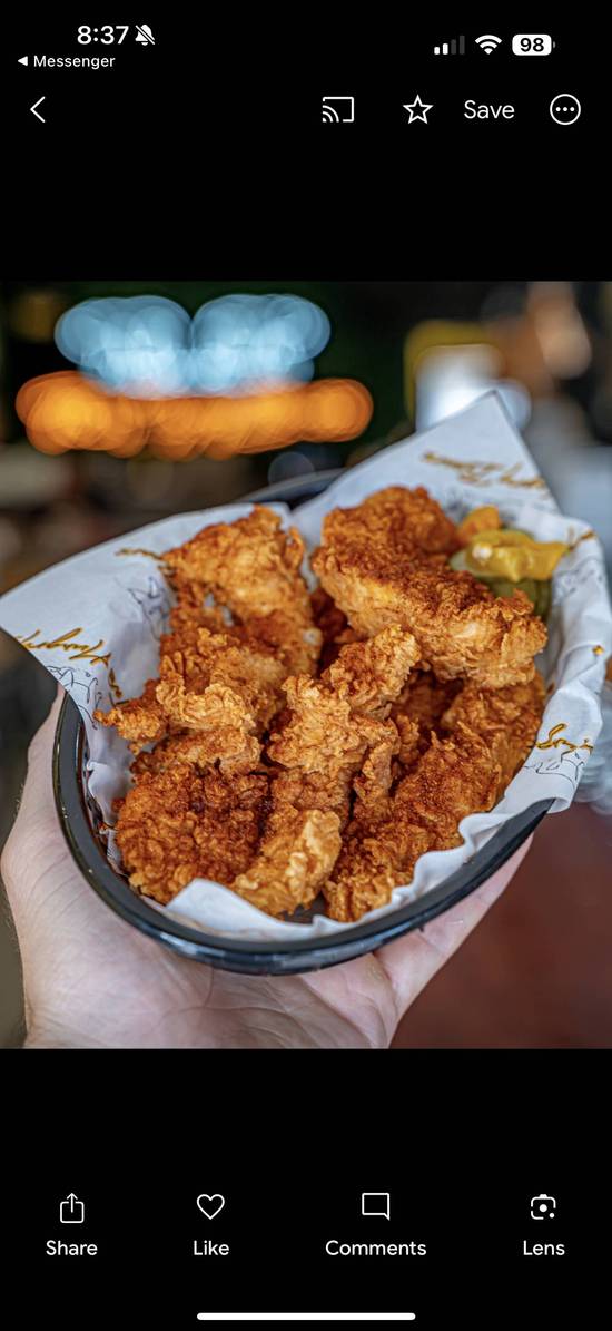 Nashville hot chicken tenders (4 piece)