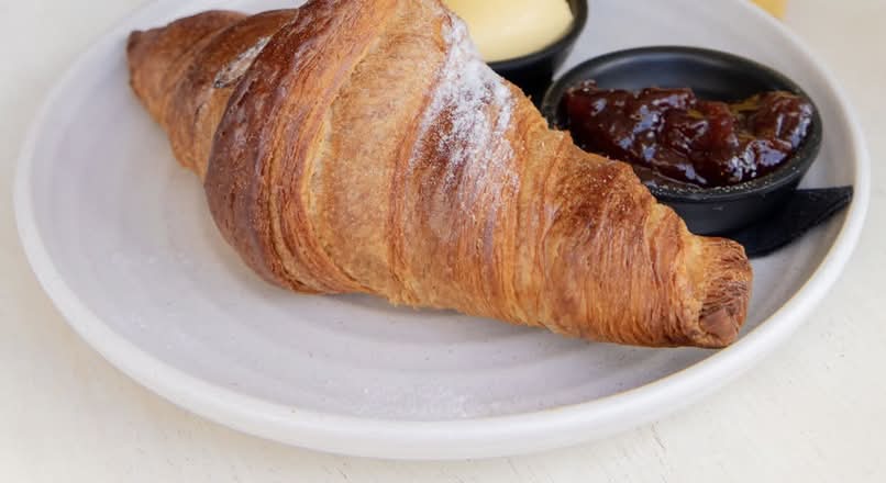 Jam and Butter Croissant