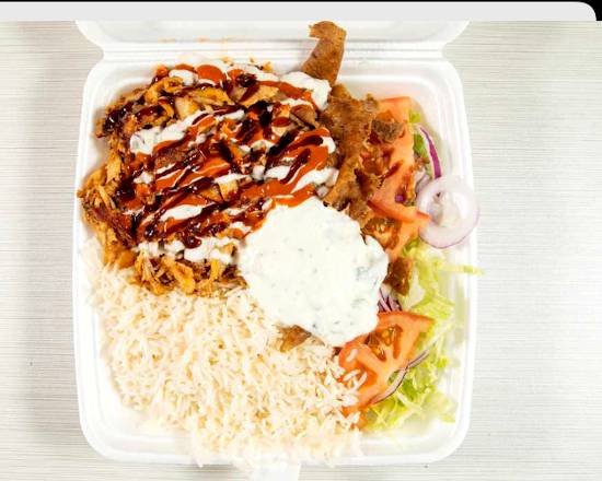 Doner Kebab on Rice