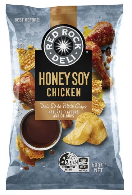 Red Rock Deli Honey Soy Chicken 90G