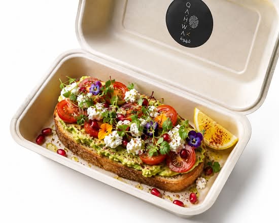 Smashed Avocado on Sourdough