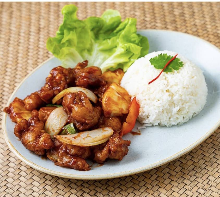 Sweet&Sour chicken with rice