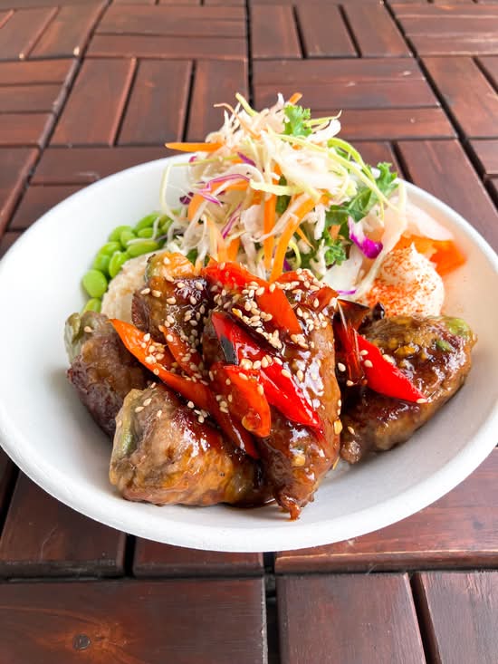 CHILLI GINGER BEEF AVOCADO (GF)