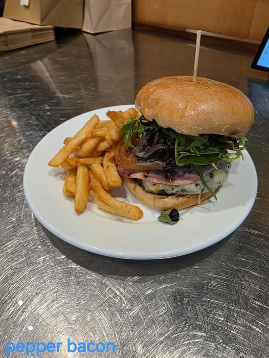 Pepper Bacon Burger