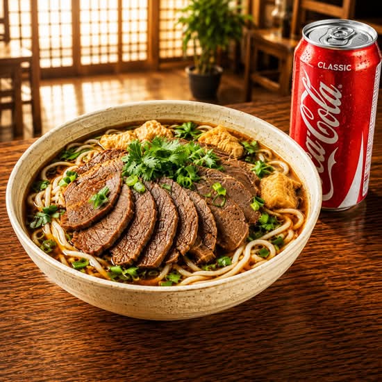 Signature Beef Noodles Soup + Drink
