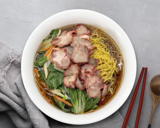 BBQ Pork Noodles Soup