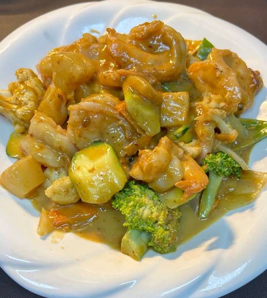 Satay king prawn