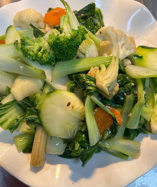 Garlic mix vegetables