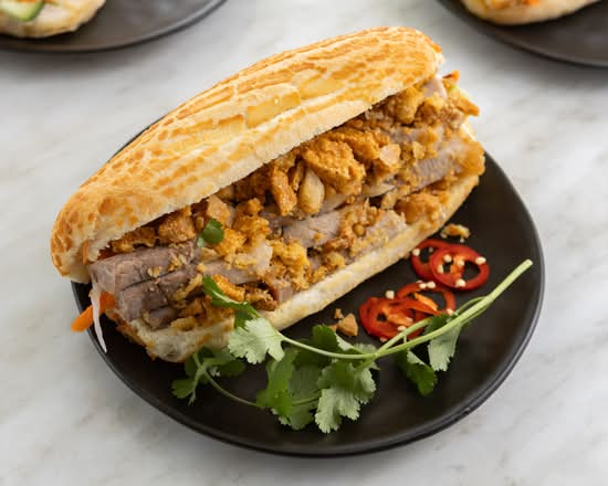Crackling Roast Pork Banh Mi
