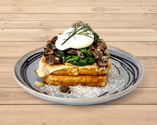 Wild Mushrooms Savoury French Toast