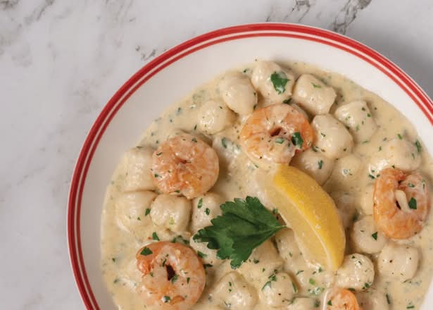 Gnocchi Creamy Garlic Gamberi