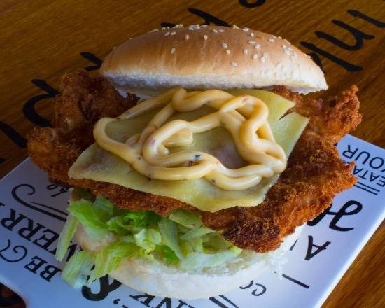 Chicken Schnitzel Burger