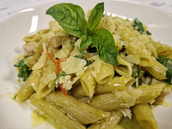 Pesto Chicken Penne