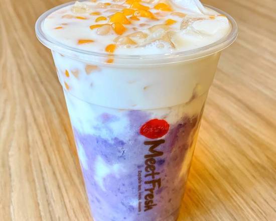 Ube Milk with Mini Taro Ball(L)
