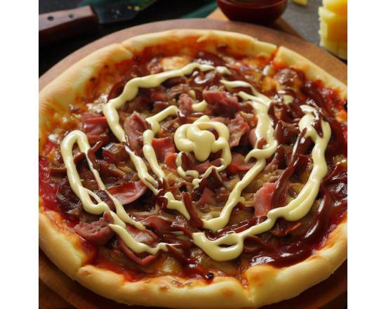 BBQ Bacon and Beef Pizza