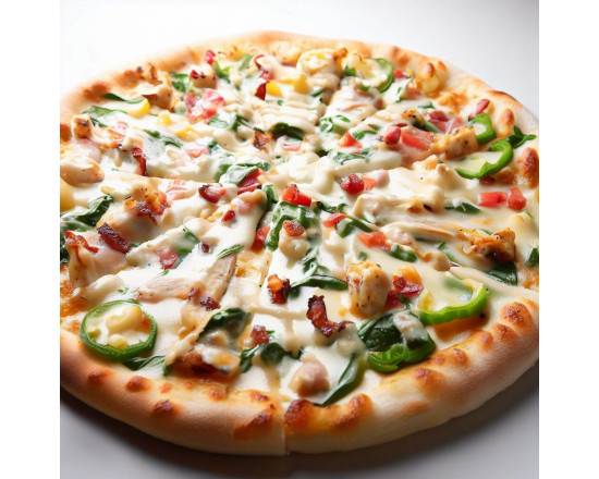 Creamy Chicken Pizza🌶️🌶️