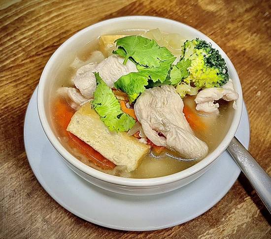 Thai Beancurd Chicken Soup
