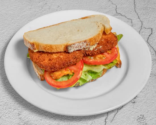Chicken Schnitzel on Sourdough