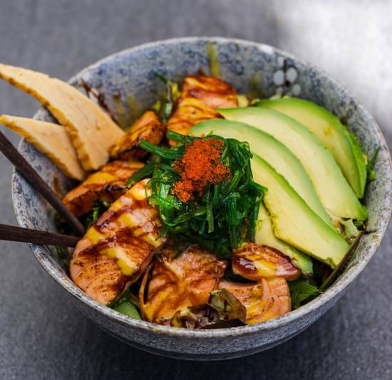 Grilled Salmon Don (A)