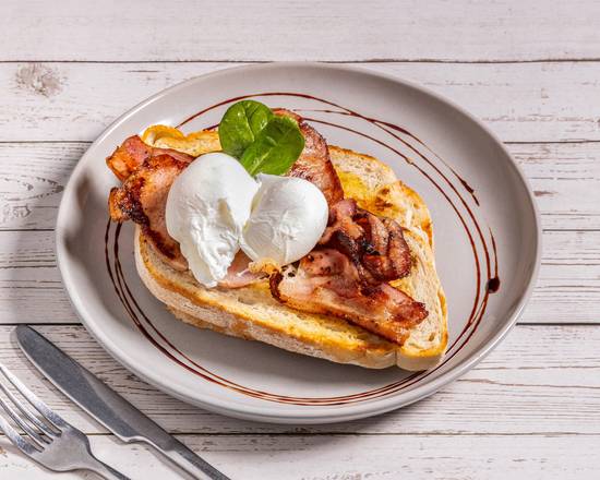 Bacon and Eggs on Toast