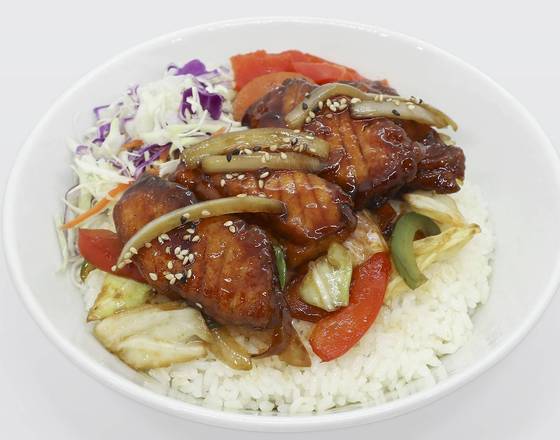 Teriyaki Salmon Don (A)