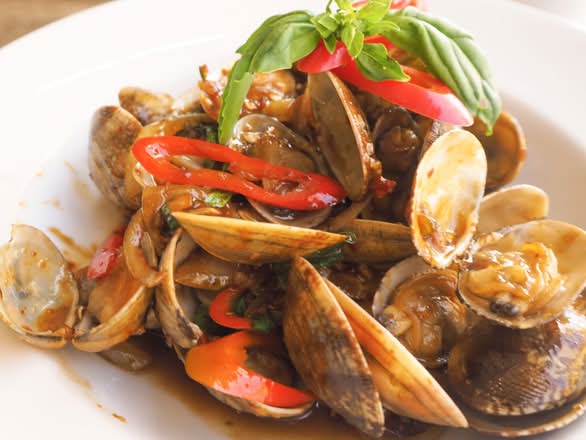 Stir Fried Baby Clams (I) (GFO)