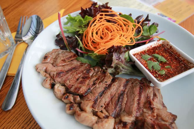 Grilled Marinated Beef Rump Steak (GFO)