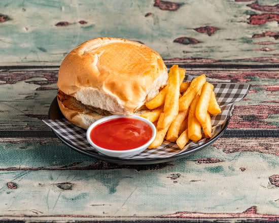 Kids' Cheeseburger and Chips