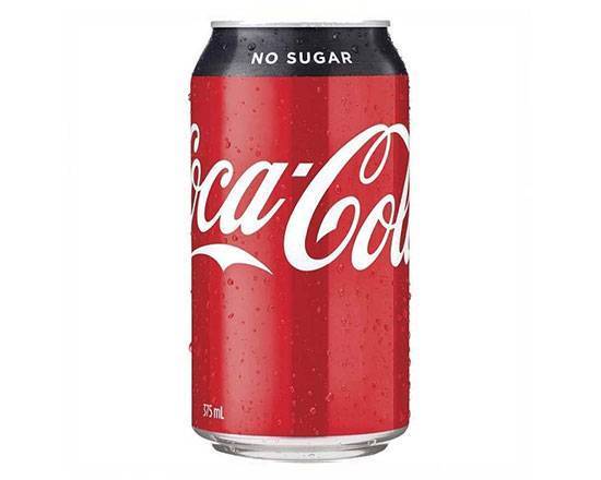 Coke No Sugar 375ml
