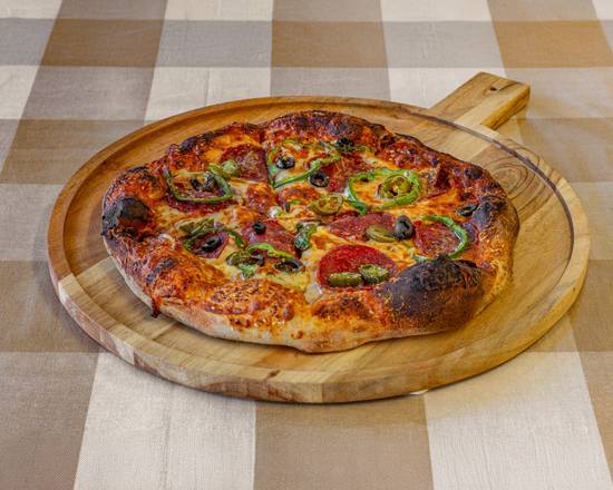 Hot Salami Pizza