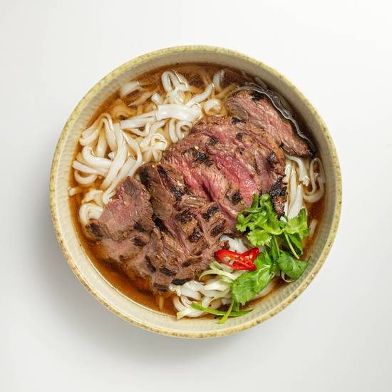 Beef Steak Noodle Soup Phở Bò Nướng