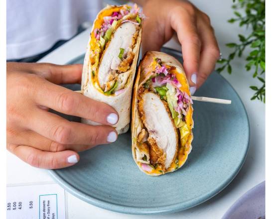 Fried chicken wrap