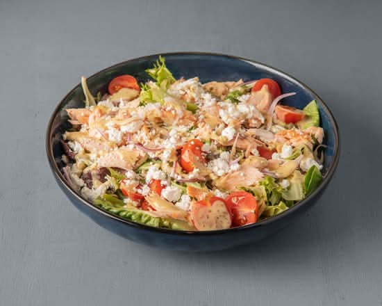 Hot Smoked Salmon Salad (GF)