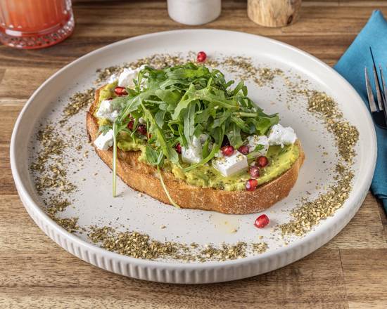 Smashed Avo on Sourdough