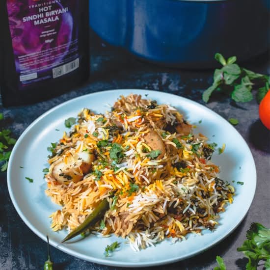 Sindhi Chicken Biryani
