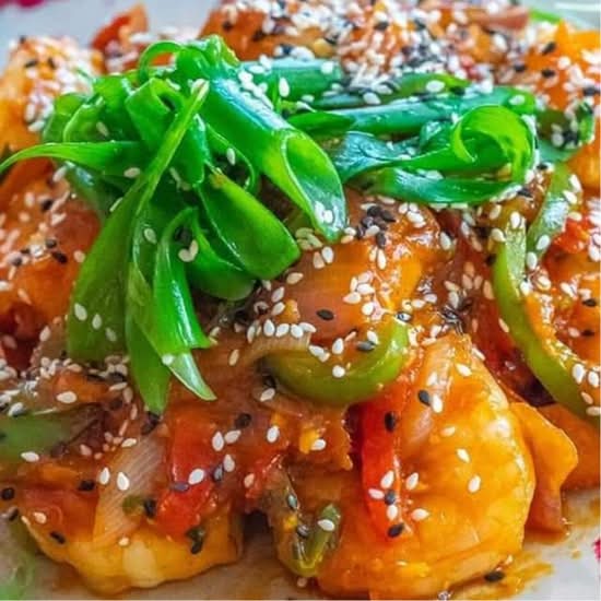 Garlic Chilli Prawns