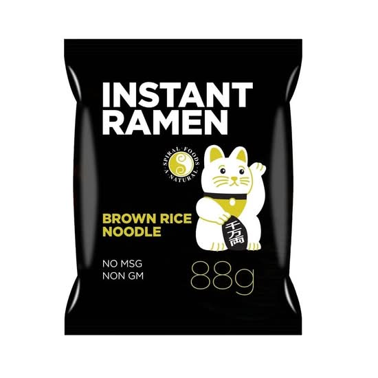Spiral Foods Instant Ramen Brown Rice Noodle 88g