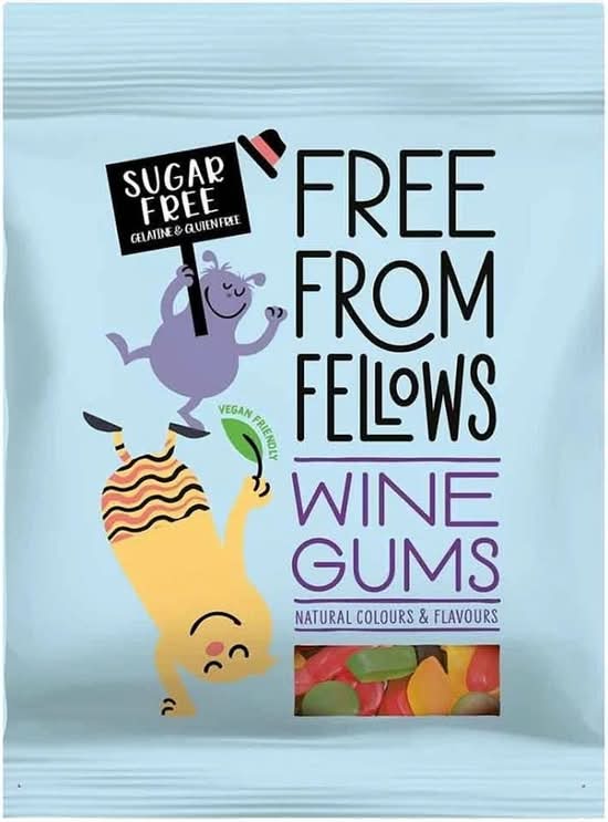 Free From Fellows Sugar Free Wine Gums 100g
