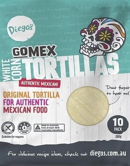 Diego's White Corn Tortillas 280g